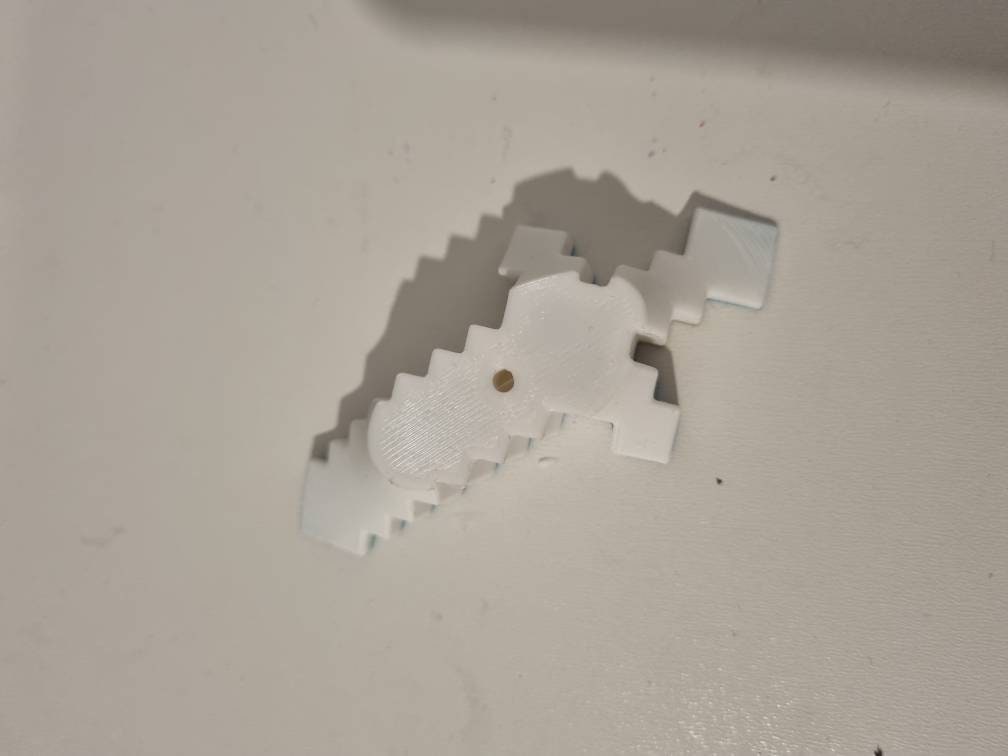 Minecraft drawer knobs, pixel world cabinet handles, diamond sword 3D printed PLA hardware, gamer boy bedroom decor, kid's birthday present