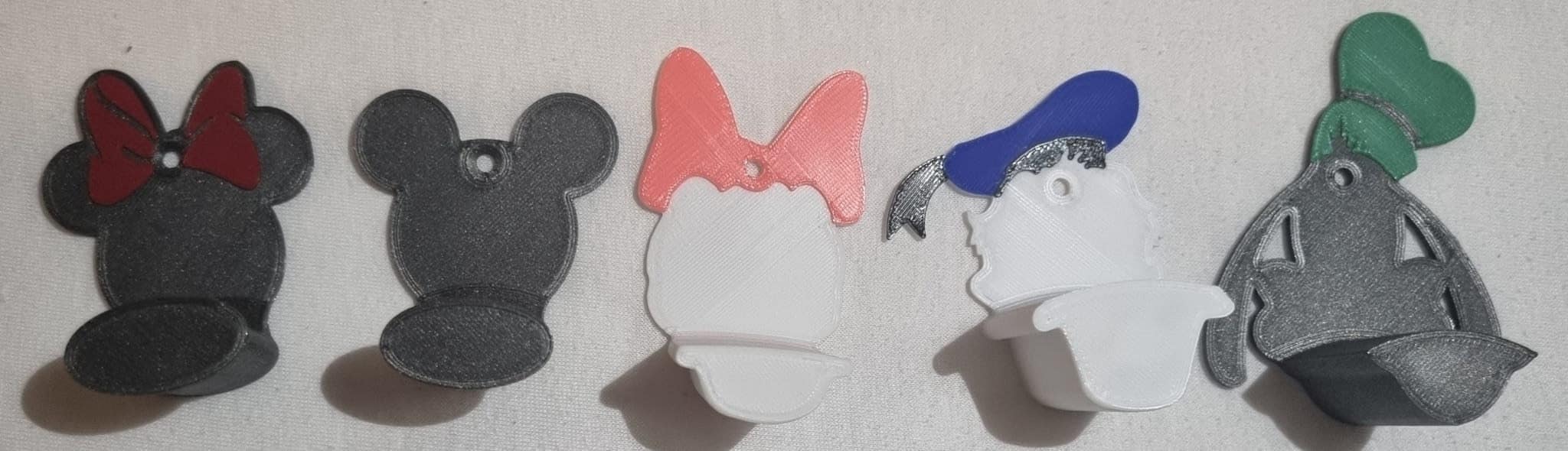 Minnie mouse wall hook backpack hanger, kids bedroom coat peg, 3D printed PLA disney decor, bow towel rack mount, cute toddler gift idea
