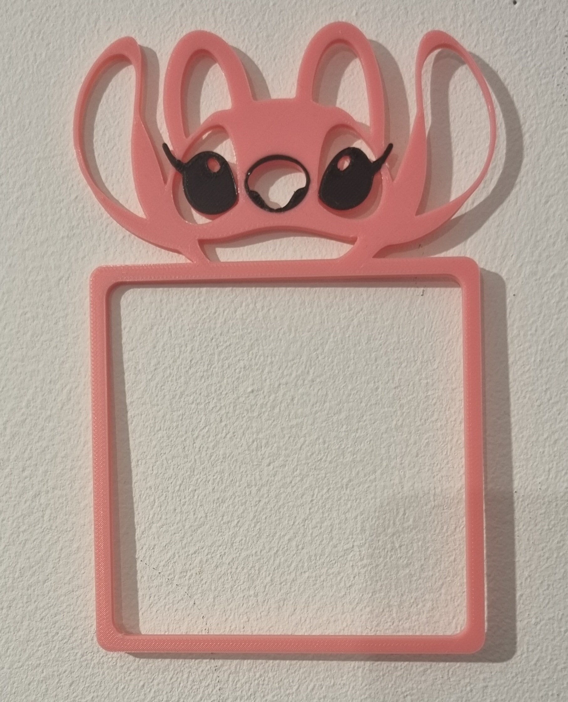 Stitch angel light switch cover plate, toddler playroom wall decor, 3D printed organic PLA toggle surround, cute baby shower present