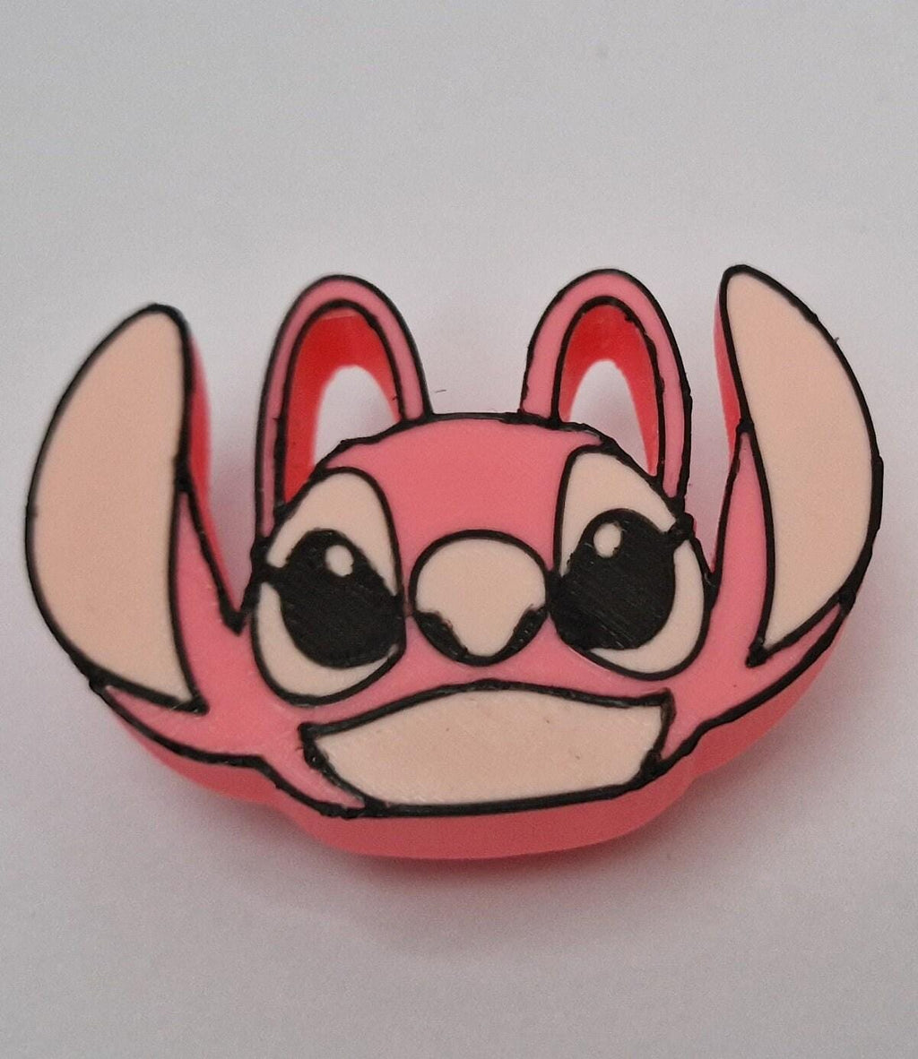 Stitch drawer pulls, kids dresser handles, 3D printed PLA alien cabinet knobs, disney nursery room furniture hardware, baby shower gift