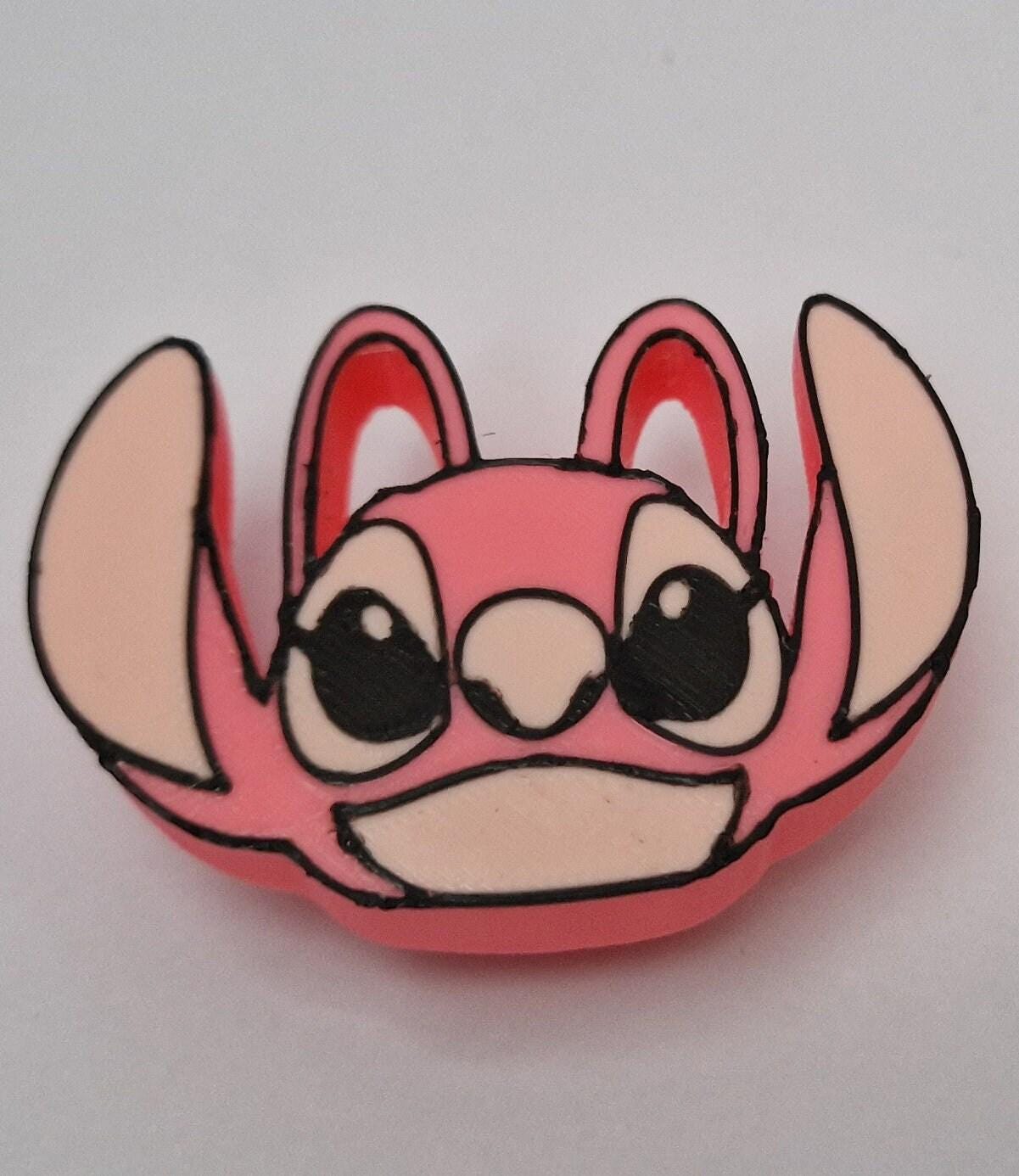 Stitch drawer pulls, kids dresser handles, 3D printed PLA alien cabinet knobs, disney nursery room furniture hardware, baby shower gift