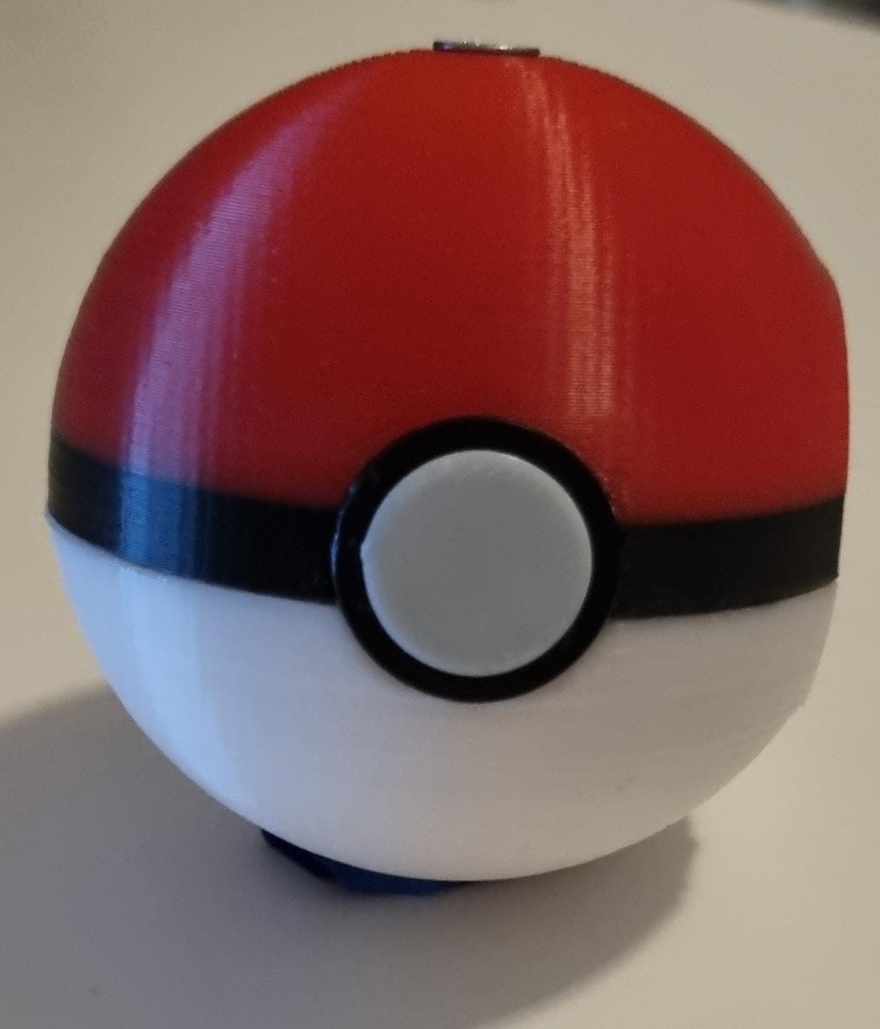 Pokeball curtain rod finials, universal window drapery pole ends, 3D printed anime PLA hardware, gamer bedroom kids birthday present