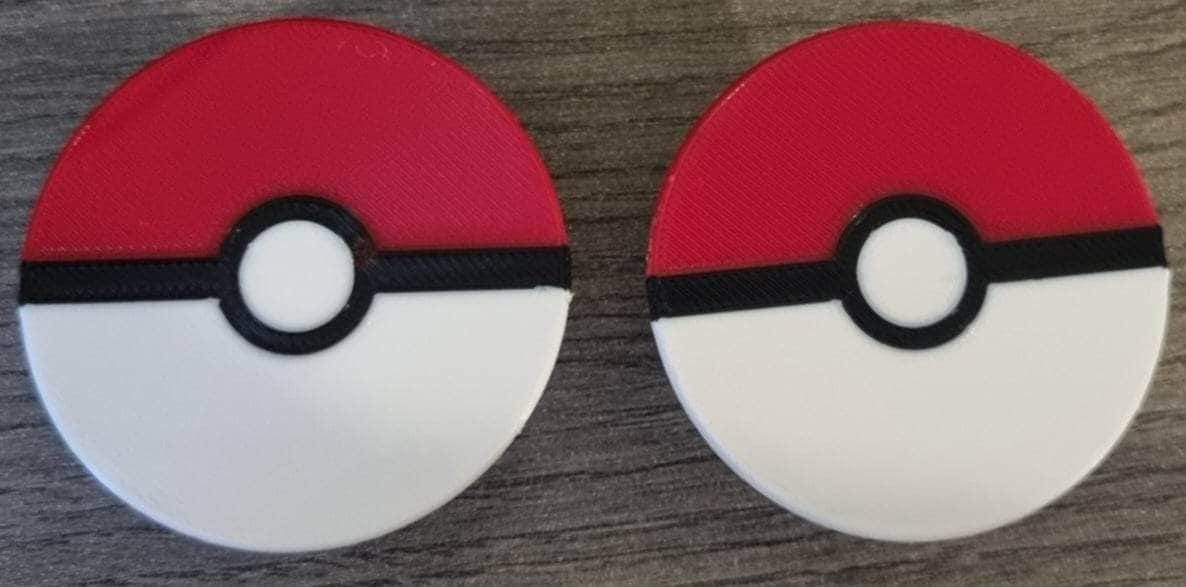 Pokeball drawer knobs, kids dresser pulls, 3D printed video game cabinet handles, cute anime bedroom decor hardware, gamer birthday gift