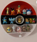 Pokeball wall display rack, anime gamer bedroom floating shelf, 3D printed PLA figurine organizer, mini toy storage, kids collector gift
