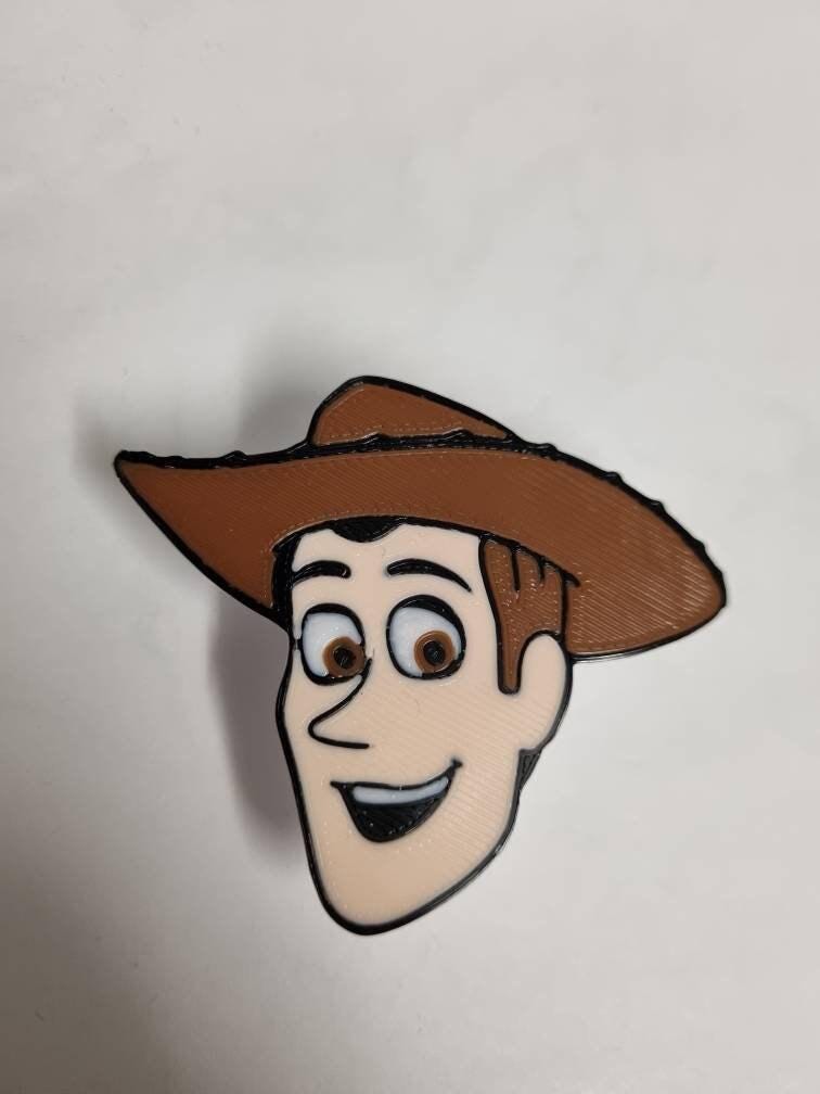 Toy story drawer pulls, kids furniture cabinet handles, buzz woody 3D printed PLA knobs, nursery dresser hardware, baby shower present - Test Video