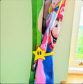 Mario star curtain tiebacks, gaming room drapery holdbacks, 3D printed plastic nursery accessories, video game kids birthday gift decor