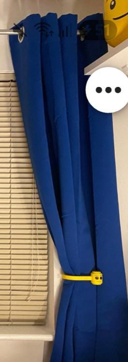 Lego head curtain tiebacks, playroom drapery holdbacks, 3D printed organic PLA window hooks, unique birthday gift for creative kids