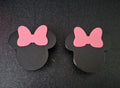Mickey and minnie drawer pulls, childrens room cabinet knobs, 3D printed PLA hardware, personalised baby shower dresser gift accent